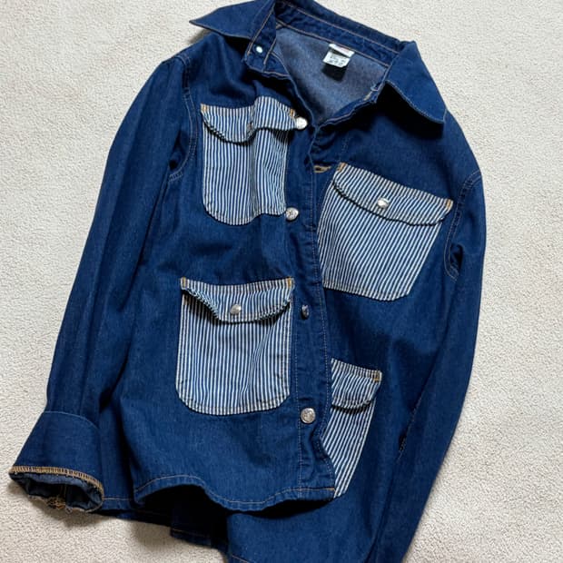 미국빈티지 데님자켓