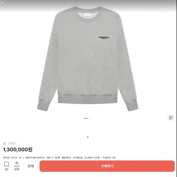 Ermenegildo Zegna와 Fear of God 콜라보 맨투맨