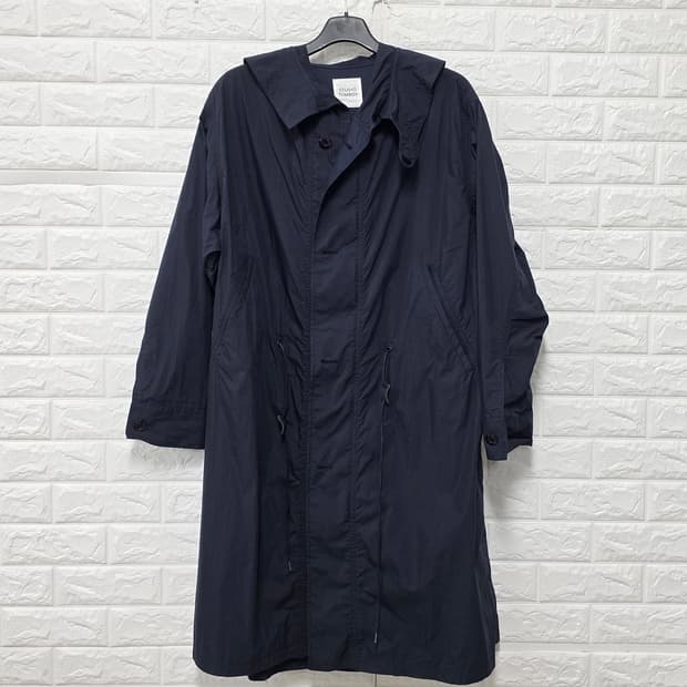 택포// 21s 스튜디오 톰보이 네이비 후드 코트 Free eec