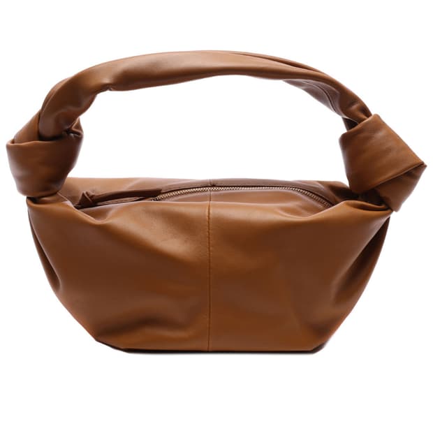 보테가베네타 더블 노트 미니 토트백