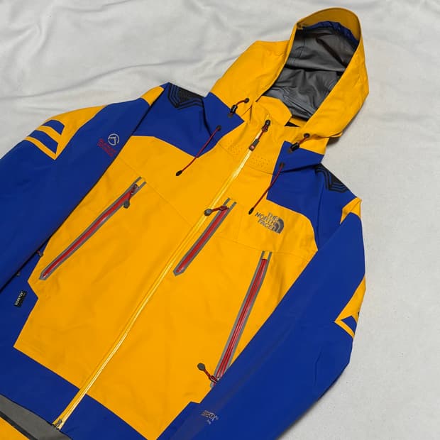 95 노스페이스 옐로우 배색 고어텍스 바람막이