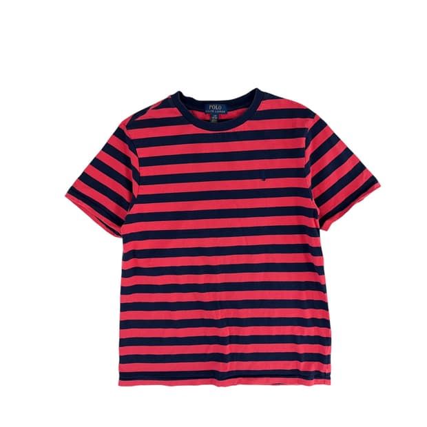 폴로 스트라이프 반팔 티