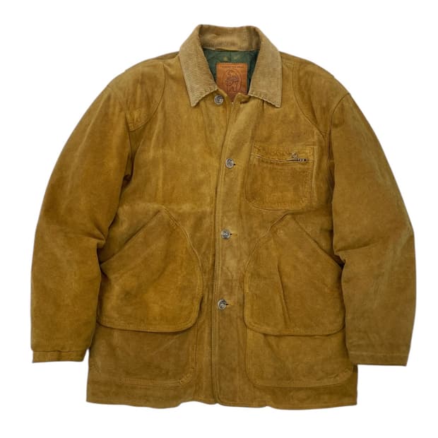 80‘s 골든베어 스웨이드 헌팅 자켓