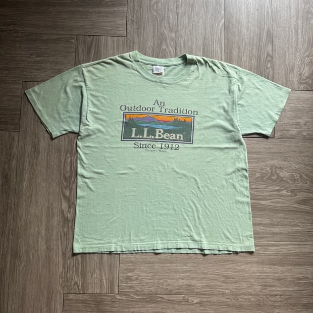 90s 엘엘빈 로고 티셔츠