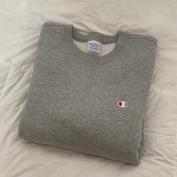 챔피온 맨투맨 그레이