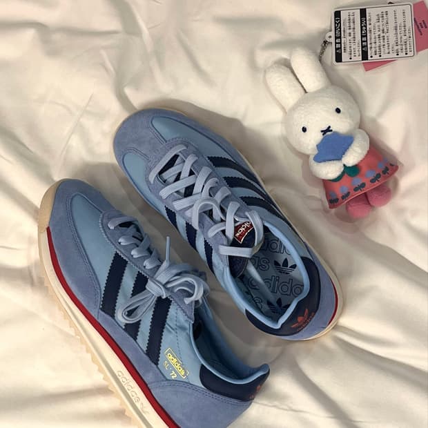 아디다스 SL 72 RS 라이트 블루 다크 블루 245
