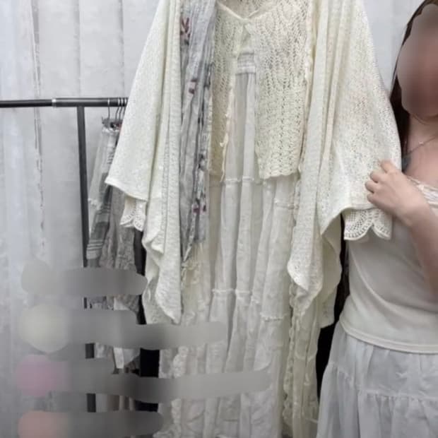 크루빈티지 대장 모리걸 화이트 아이보리 저렴 코디세트 코디셋 셋업