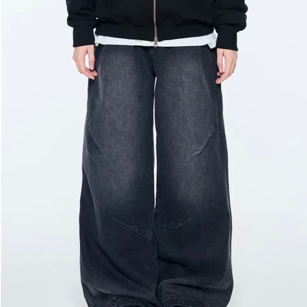 더콜디스트모먼트 스타피쉬 데님팬츠