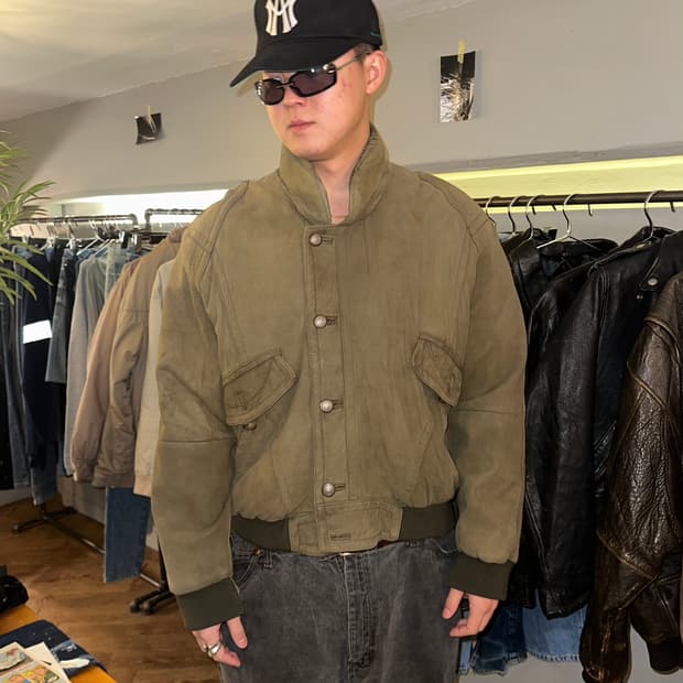 90’s Japanese shell-leather rider bomber