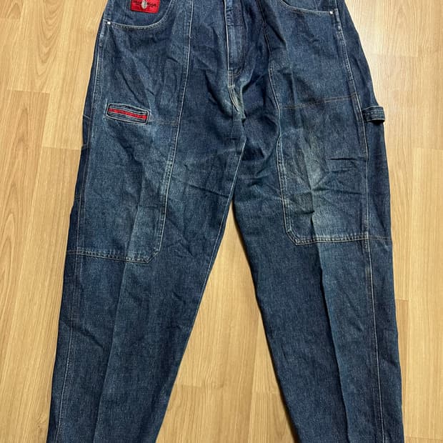 Pelle Pelle  레트로 데님 팬츠 청바지