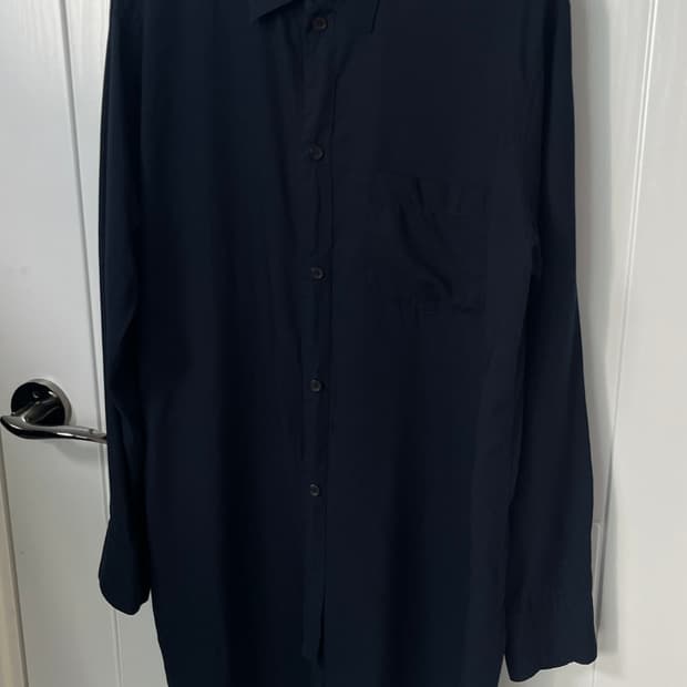 설밤 롱 슬릿 셔츠