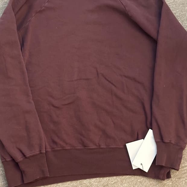 아프레쎄 빈티지 스웻 버건디 3