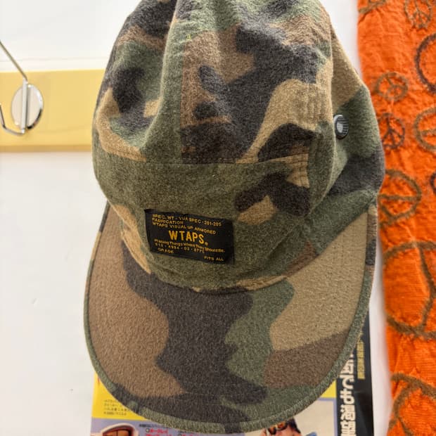 Wtaps 더탭 카모플라쥬 캠프캡