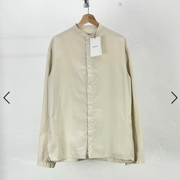 르메르 21ss 컨버터블 넥라인 오버사이즈 셔츠