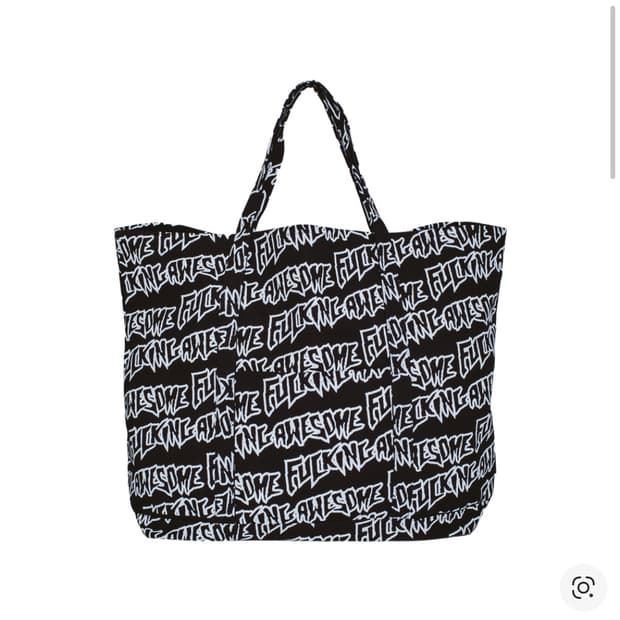 퍼킹어썸 AOP stamp logo tote bag 토트백 (L)