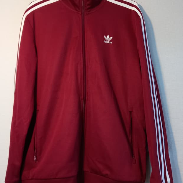 아디다스 베켄바우어 버건디 트랙탑 저지 져지집업 105
