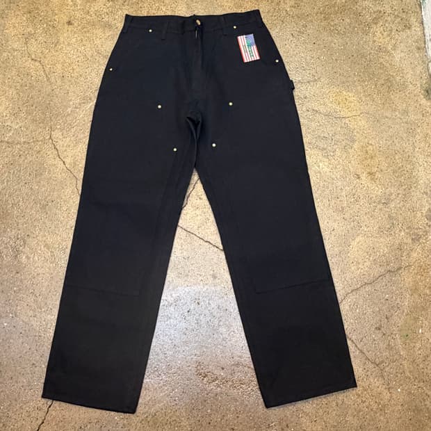 새상품 USA 칼하트 더블니 샌드스톤 카펜터 워크 팬츠