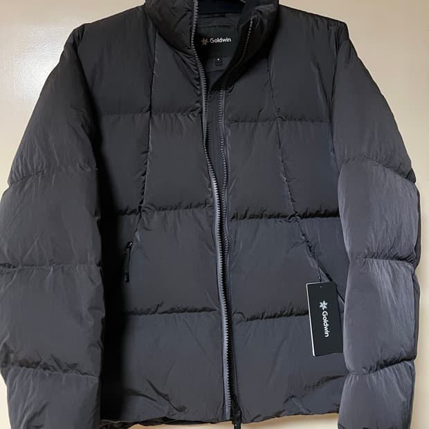 골드윈 도프 다이드 리플 다운 자켓 차콜 4 새제품