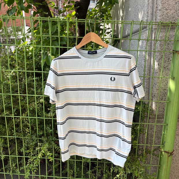 프레드페리 스트라이프 티셔츠