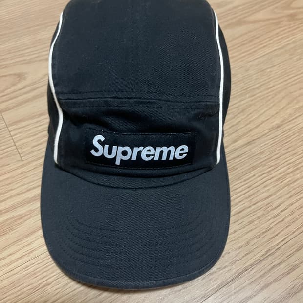 18fw 슈프림 캠프캡 파이핑캡