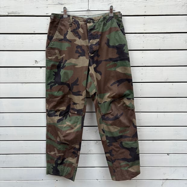 Vintage 90s 오리지날 미군 우드랜드 BDU 팬츠