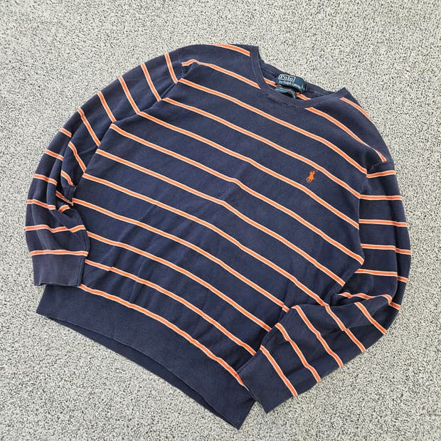 [L] 폴로 랄프로렌 피마코튼 니트 티셔츠(구멍)  0102YH1