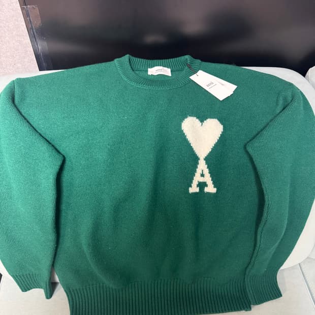 아미 인타르시아 니트 그린 M(100-105)