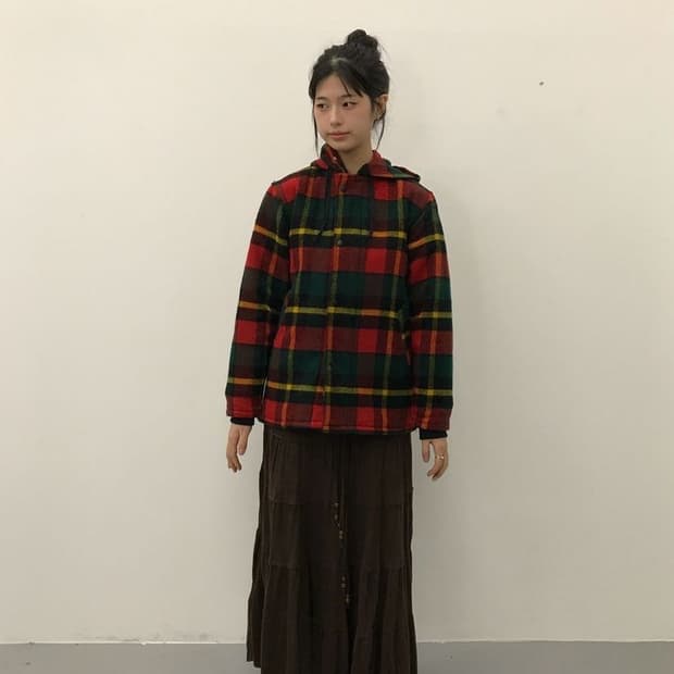 Johnson Woolen Mills Plaid Hood Jacket