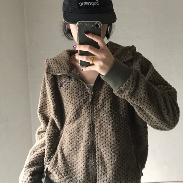 노페 브라운 후리스