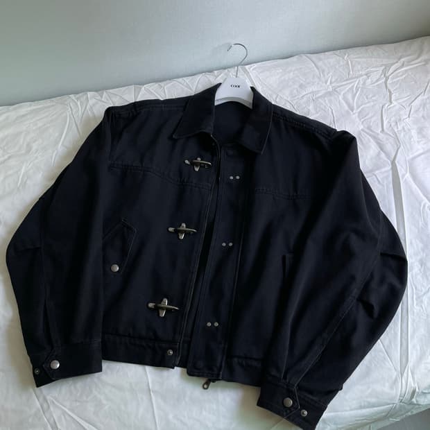 쿠어 파이어맨 크롭 보머 자켓 XL