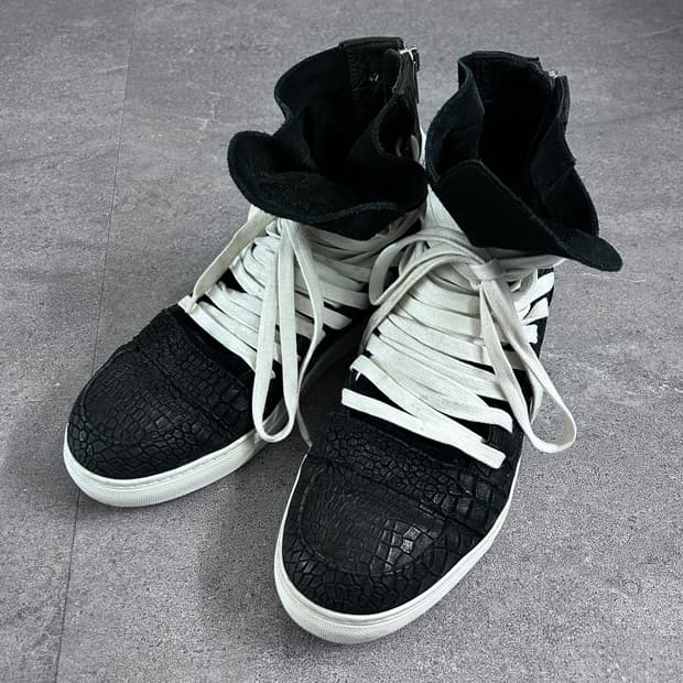 rare* 크리스 반 아쉐 파이톤 끈칭칭 하이탑