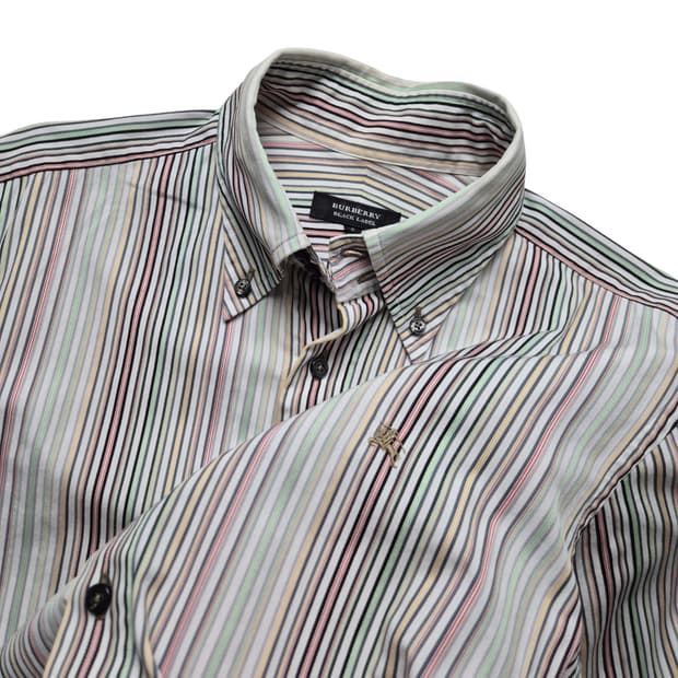 [2] 버버리 블랙라벨 스트라이프 셔츠