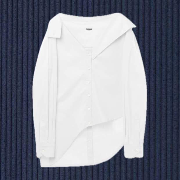 더일마 언발란스 셔츠 화이트 25 s/s