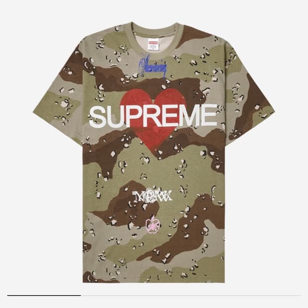 슈프림 Supreme 어나운싱 티셔츠 초콜렛칩카모 25SS M