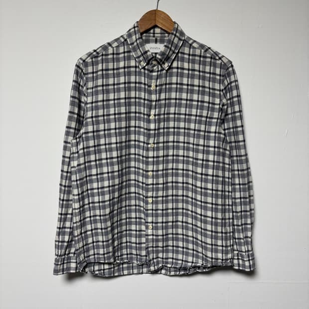   체크 셔츠 남방