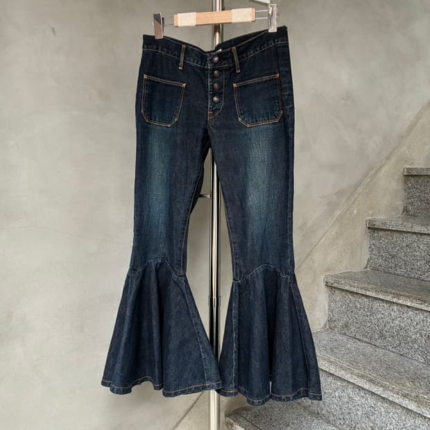 캐피탈 플레어 데님 팬츠