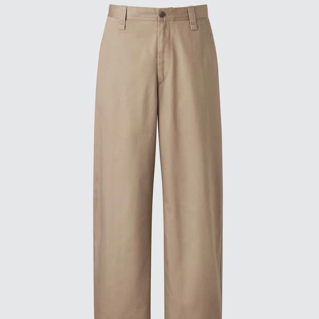 유니클로 U 와이드핏 치노팬츠 35브라운 73