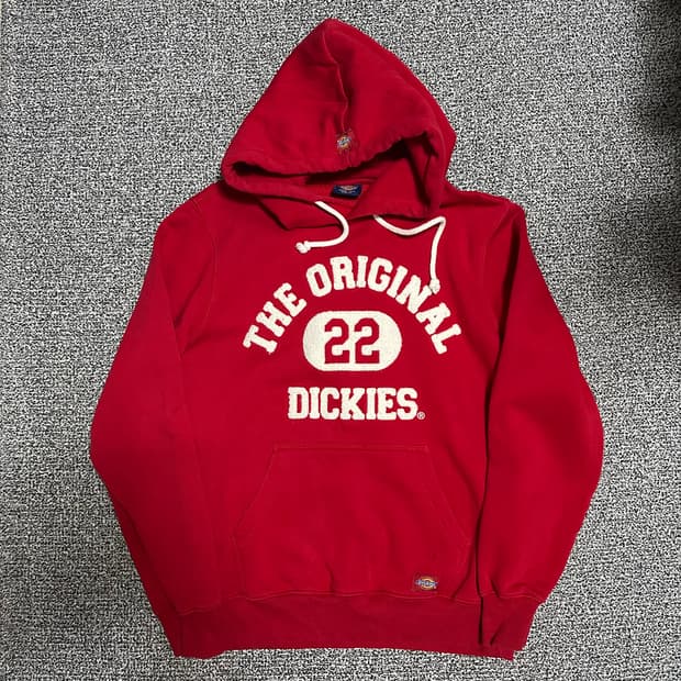 (M) 디키즈 레드 오리지날 후드티