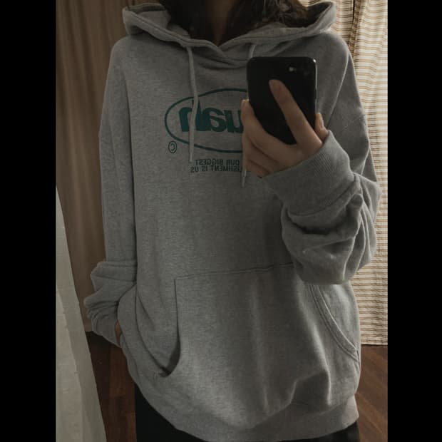 무아무아 루즈오버핏 후드티