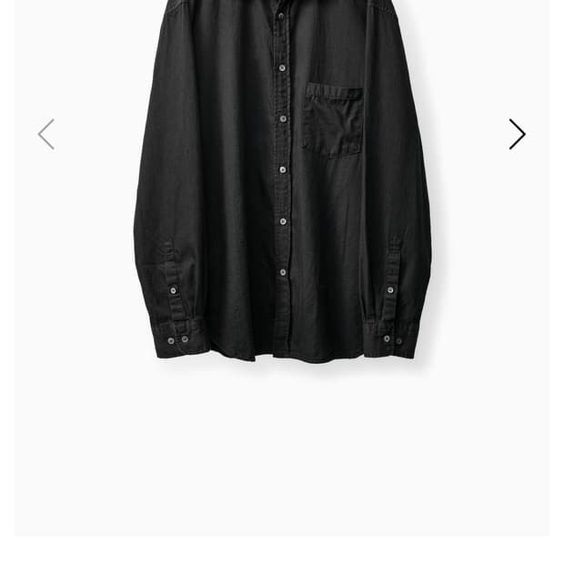 [새상품] 이얼즈어고 재팬 패브릭 포이카 셔츠 m