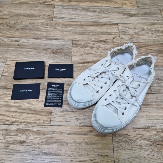 [42] SLP 생로랑 Bedford Age 캔버스 로우탑 스니커즈
