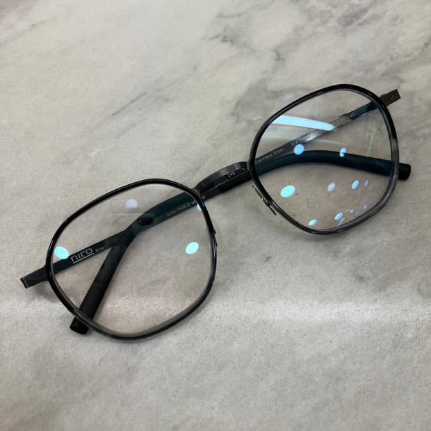 니로 NIRO 딥실버 차콜클리어 솔텍스 웰링턴 메탈테 안경