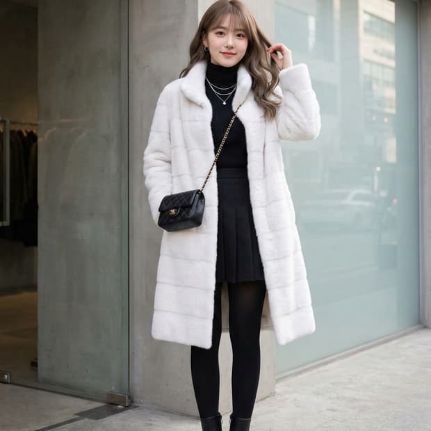 JULL-LOG 줄로그 에코퍼 롱 코트