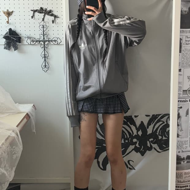 Adidas Grey Firebird Jersey