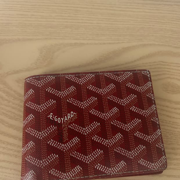 고야드 빅투아르 반지갑 레드