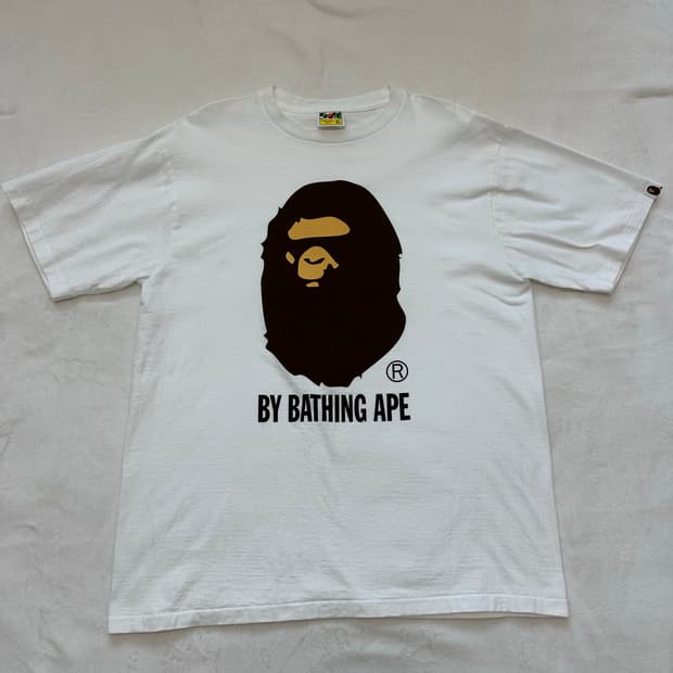 베이프 바이 베이싱 에이프 티셔츠 화이트