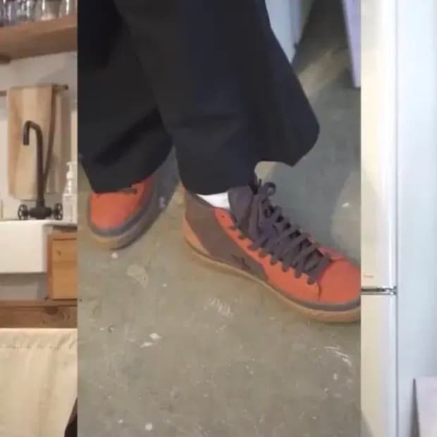 컨버스 하이 프로 레더 스칼렛