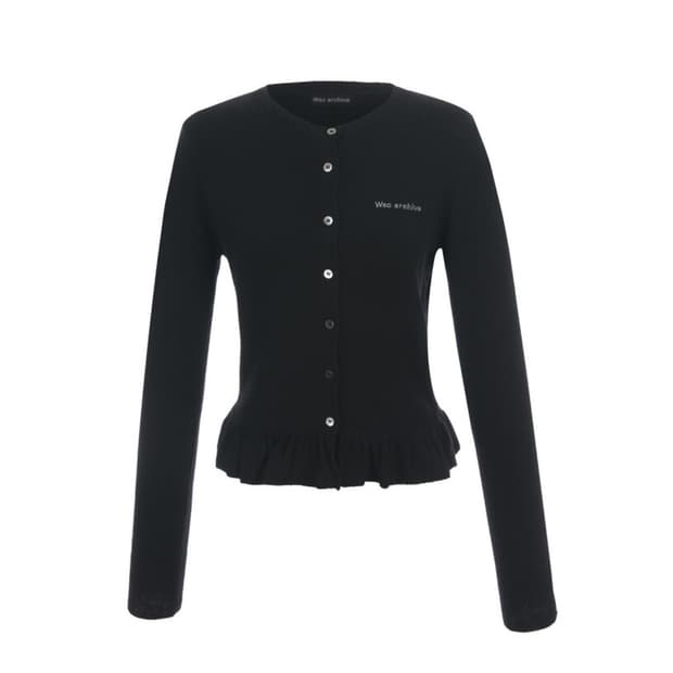 wsc 아카이브 프릴 가디건 Frilling knit cardigan