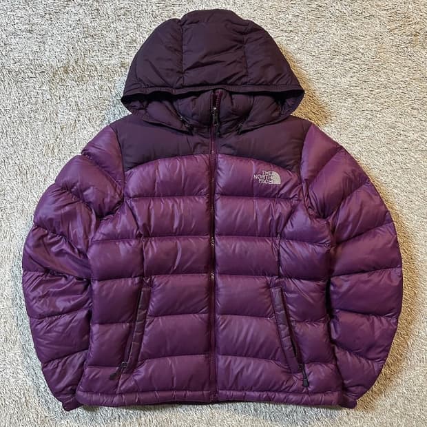 (택포) 노스페이스 보라색 경량패딩