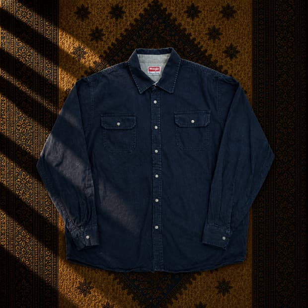 Wrangler 빈티지 워크웨어 셔츠 (XL)